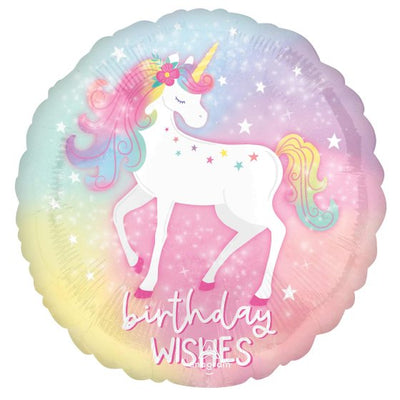 Enchanted Unicorn Foil Balloon image 0