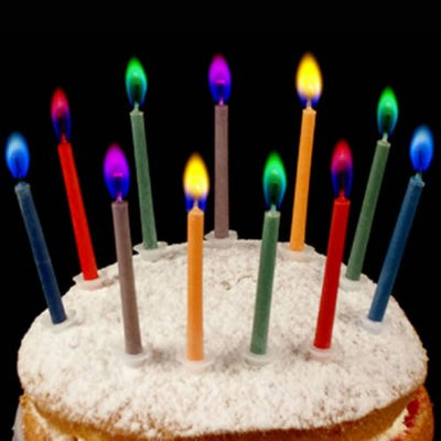 Colour Flame Candles 10PK image 0