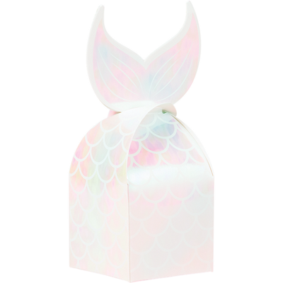 Mermaid Shine Iridescent Treat Boxes 8pk image 0