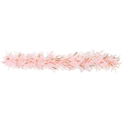 Feather Boa Blush & Gold