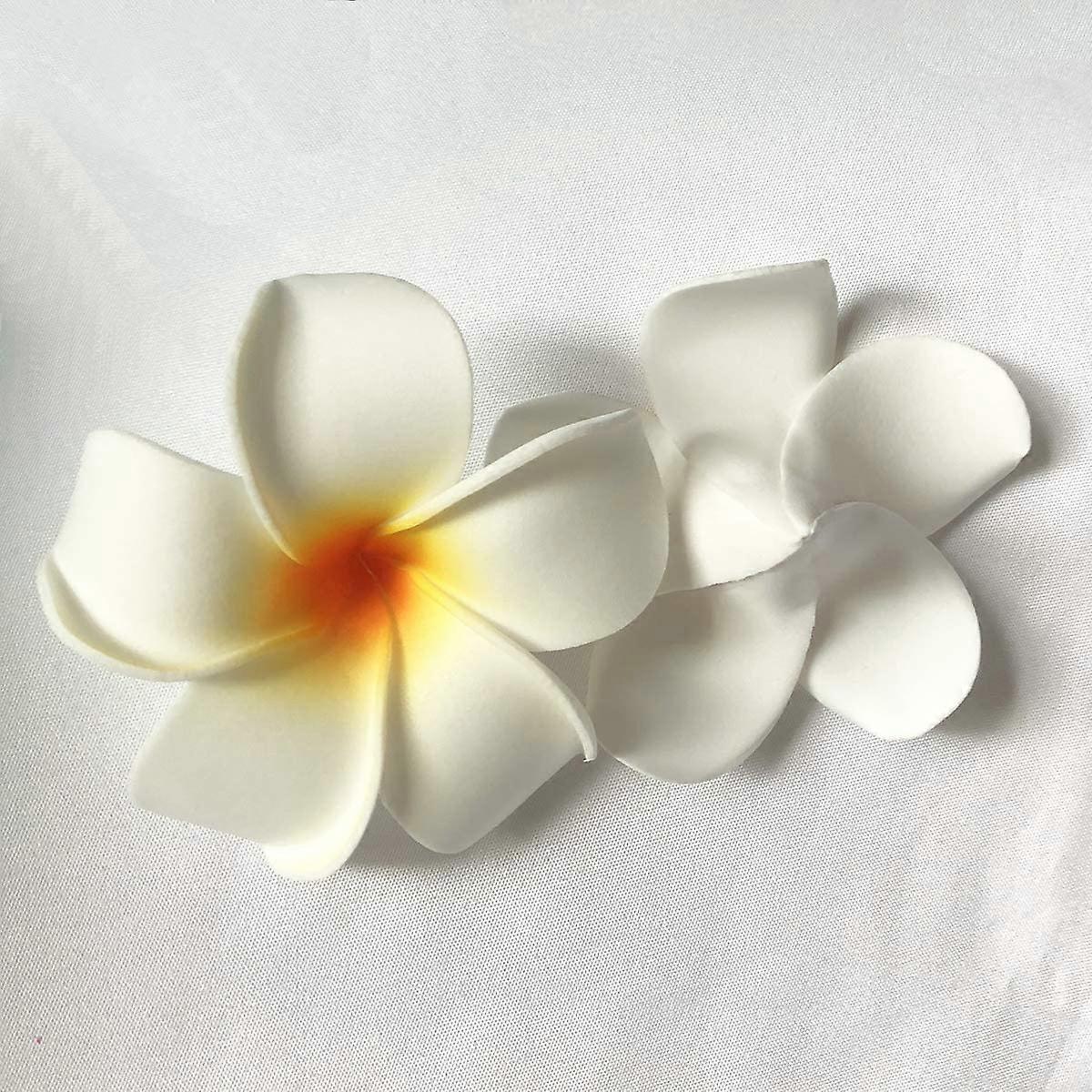 Mini Frangipani Decorative Flowers (10) 9cm