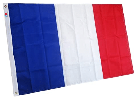 Large French Fabric Flag 150 x 90cm