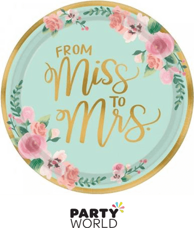 Miss To Mrs Fondant Embosser Stamp 8cm