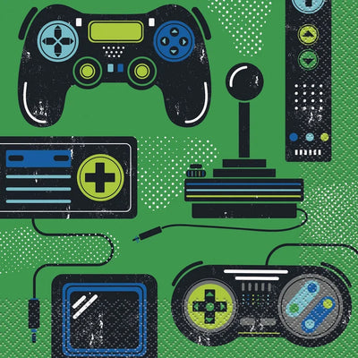 Gamer Party Napkins - 16pk