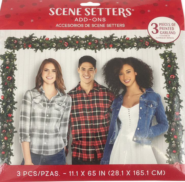 Christmas Garland Scene Setter