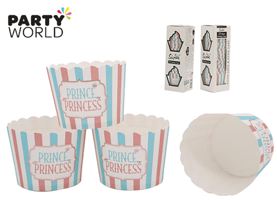 Gender Reveal Prince Or Princess Baking Cups (25pk)