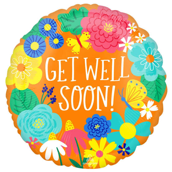 Get Well Soon Foil 45cm Balloon