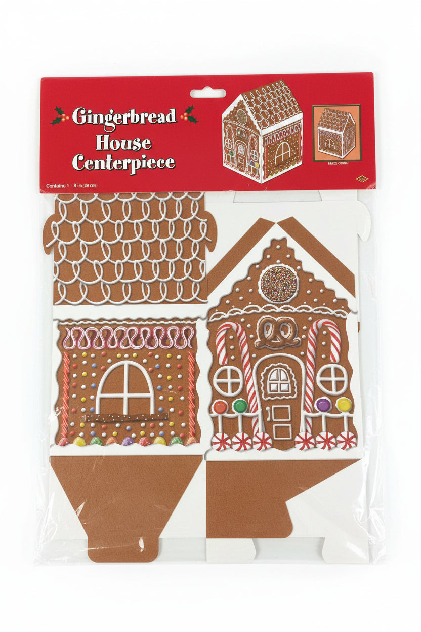 Christmas Gingerbread House Centrepiece