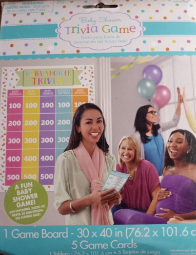 Baby Shower Trivia Game