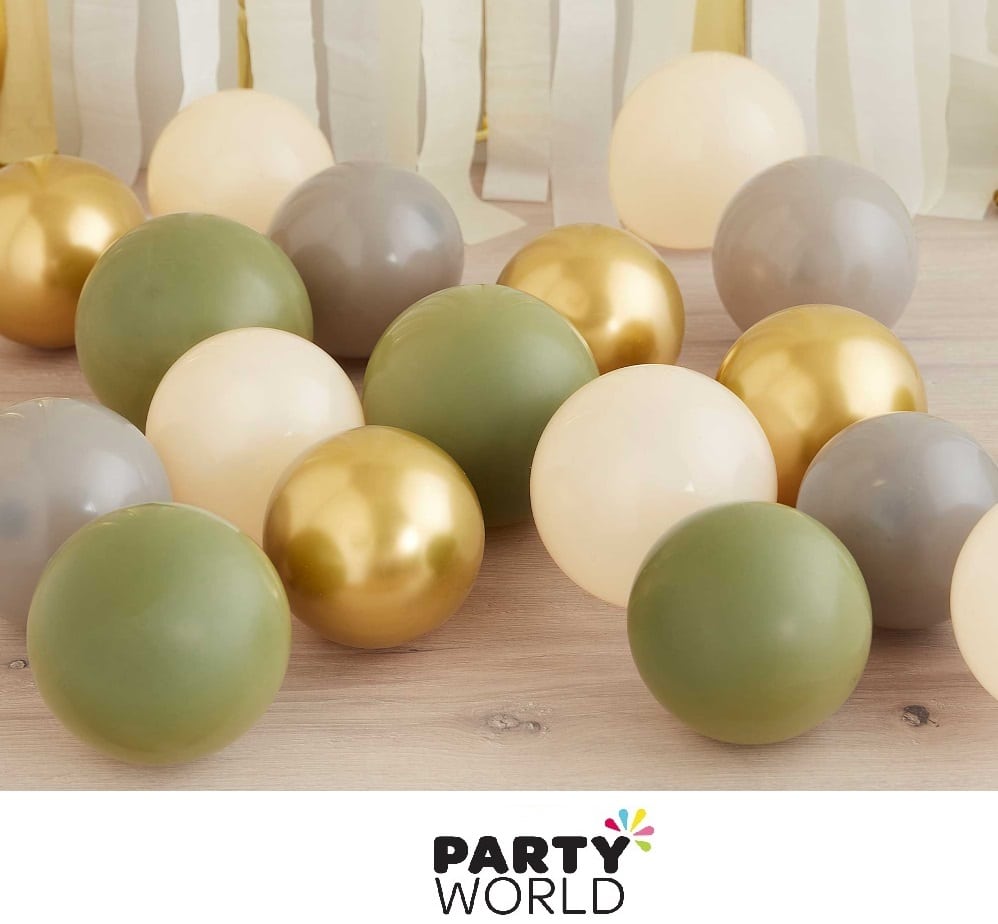 Sempertex Fashion Jade Green Round Mini Balloons 12cm / 5inch (15)