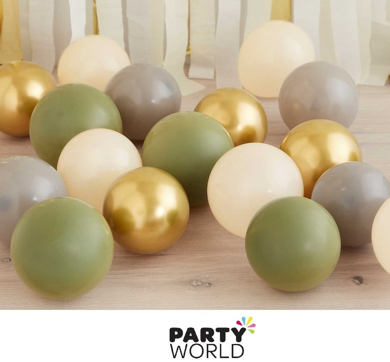 Sempertex Fashion Jade Green Round Mini Balloons 12cm / 5inch (15)