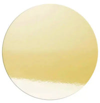 Gold Mirror Round Cake Board 6mm x 20.32cm