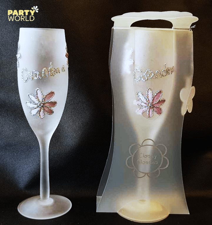 Grandma Champagne Glass - Store pickup only, not for delivery
