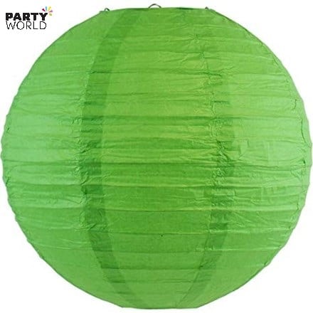 Green Paper Lantern 24cm