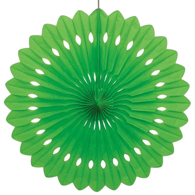 Tissue Paper Fan Green - 40cm