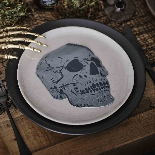 Halloween Skull Shape Shot Tops Cupcake Infusers (12) & Cases (24)