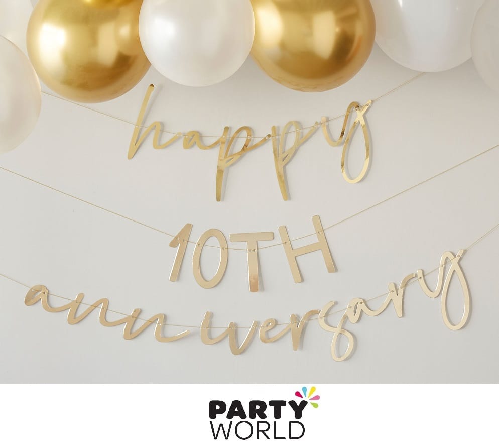 Giant Happy Anniversary Banner