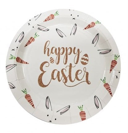 Happy Easter Paper Plates 7inch (12pk)