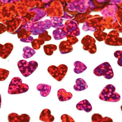 Scatter Confetti Heart - Pink &amp; Red