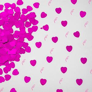 Scatter Confetti Heart Small Fuchsia