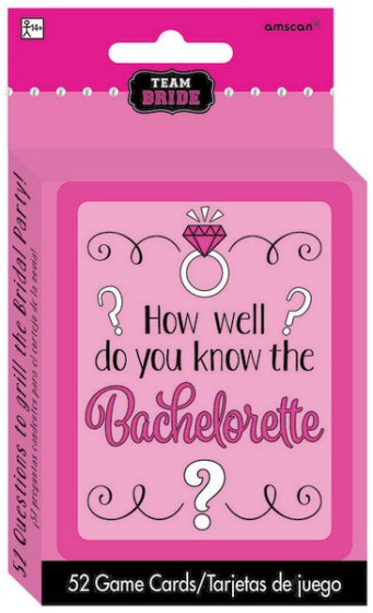 How Well Do You Know The Bachelorette - Card Game