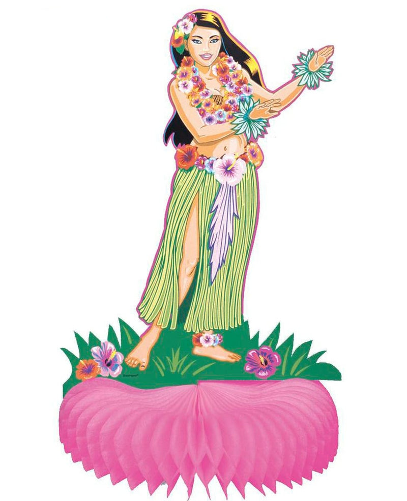 Hula Girl Honeycomb Decoration 38cm