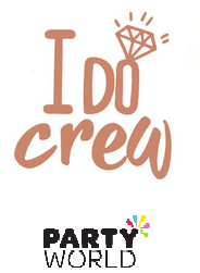 I Do Crew Rose Gold Temporary Tattoo