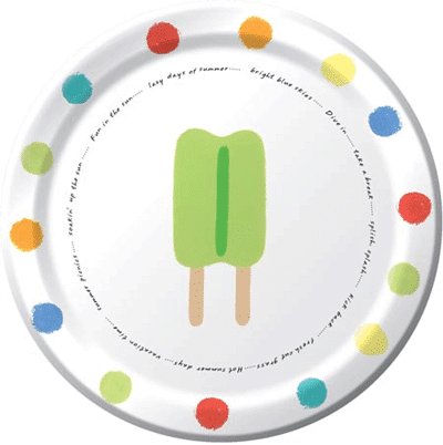 Sunshine Stripes Side Plates (8)