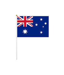 Australian Flag On Stick (21 x 14cm)