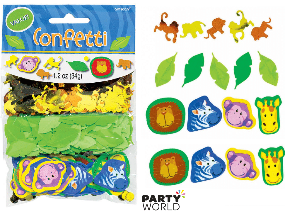 Jungle Animals Confetti (34g)