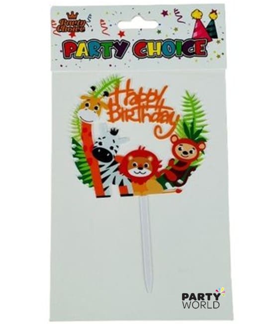 Unicorn Party Birthday Cake Topper