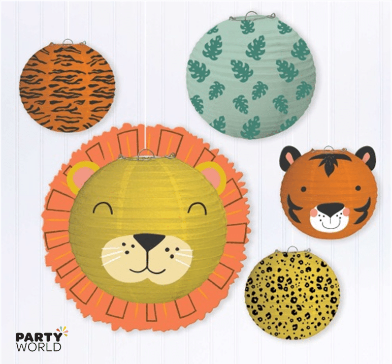 Jungle Party Plungers (4pcs - Giraffe, Lion, Zebra, Elephant)