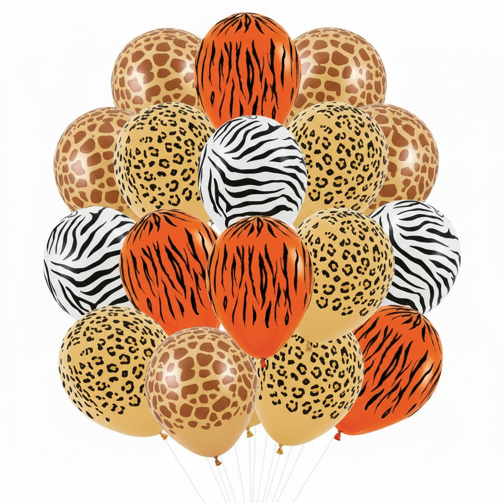 Jungle Animal Balloons - 12pk