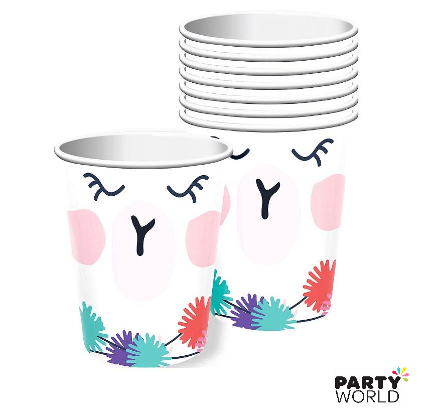 Llama Fun Paper Cups (8pk)