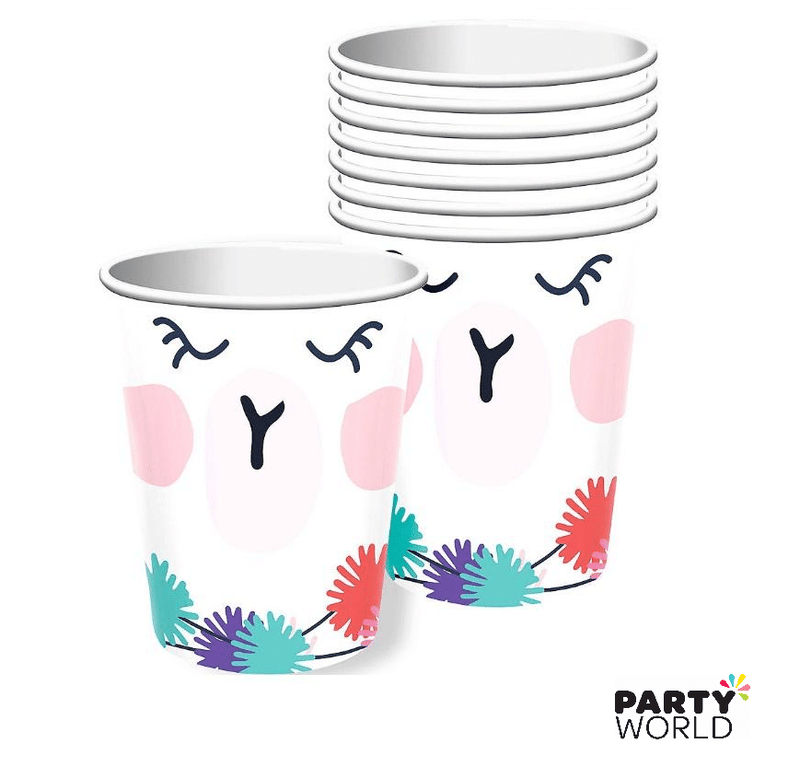 Llama Fun Paper Cups (8pk)