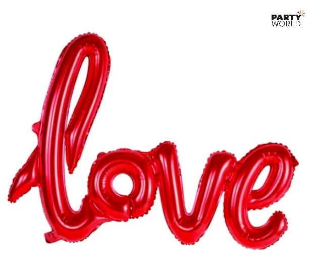 Red Foil Balloon Weight