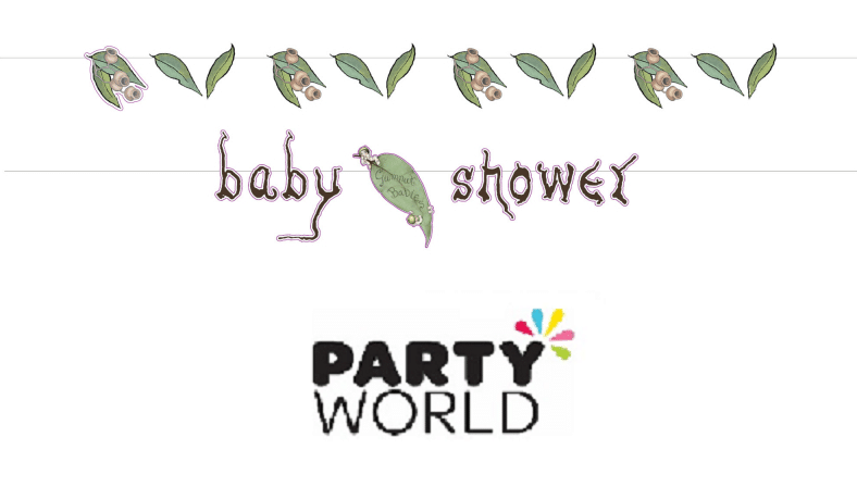 May Gibbs Gumnut Babies Baby Shower Banner Kit