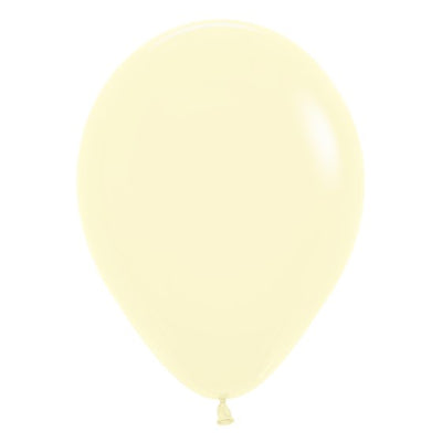 Balloon Single Matte Pastel Yellow