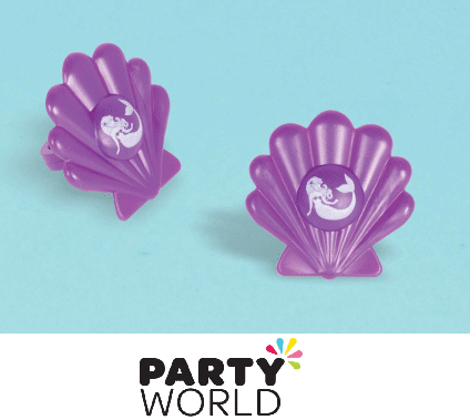 Mermaid Shell Shape Rings for Party Favours - Rings (8pk)