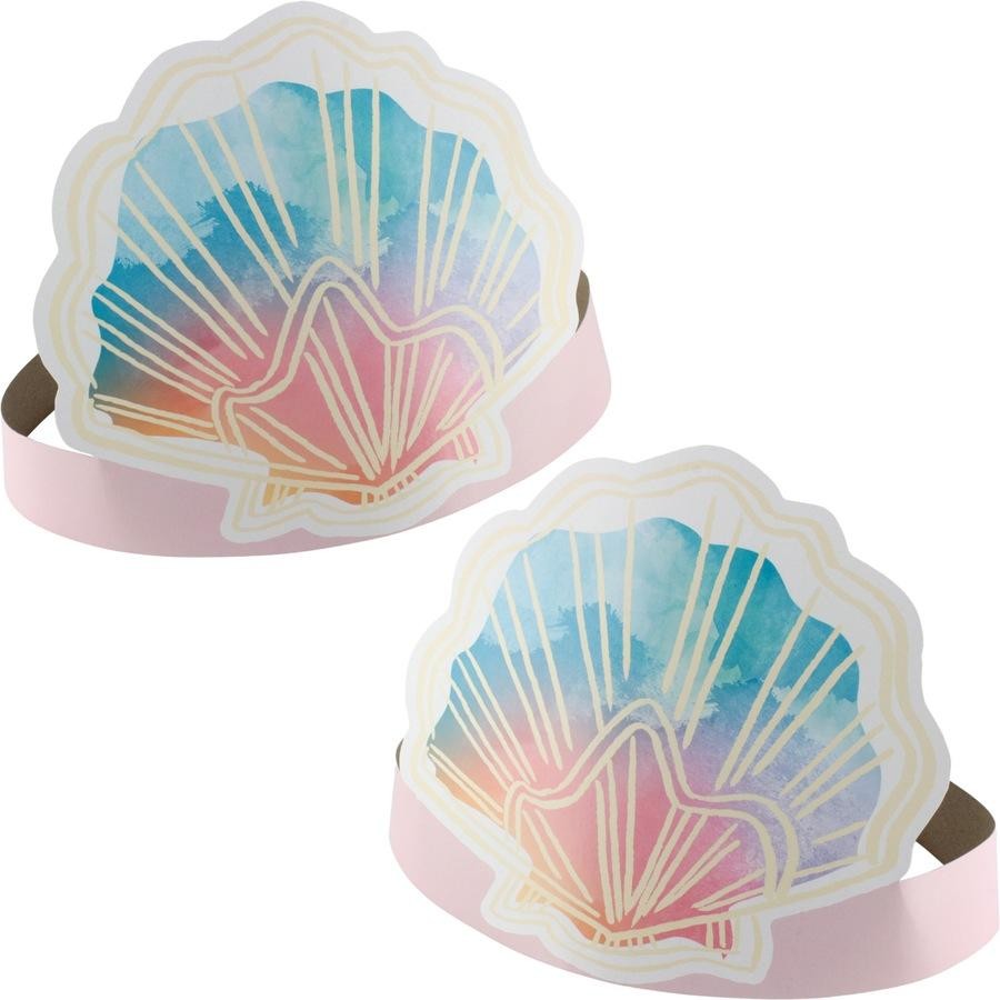 The Little Mermaid Paper Crowns 8pk