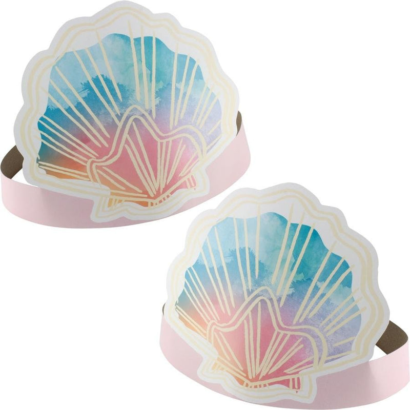 The Little Mermaid Paper Crowns 8pk