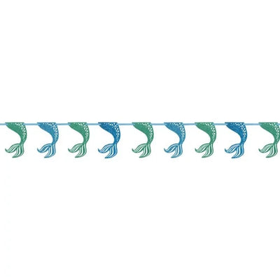 Mermaid Tail Glitter Garland 9FT