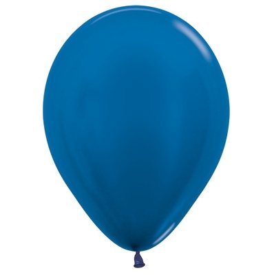Balloon Single Metallic Blue