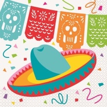 Mexican Fiesta Party Paper Straws (12)