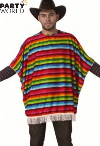 Mexican Lady Costume Poncho Dress