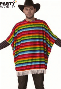 Mexican Lady Costume Poncho Dress