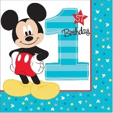 Minnie's Fun To Be One Luncheon Napkins 16pk