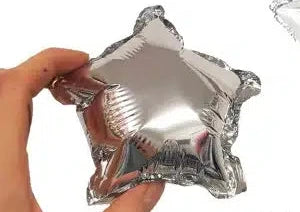 Mini Star Silver Foil Balloon 12cm for Air Filling Only (3pcs)  Great to add to a balloon garland