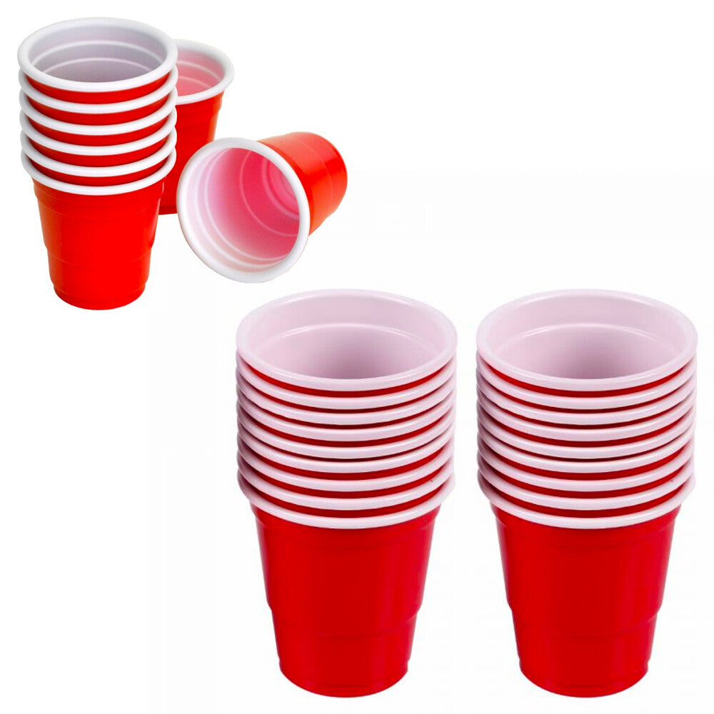 Mini Red Cup Shot Glasses 20pk