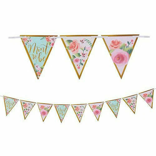 Mint to Be Pennant Banner